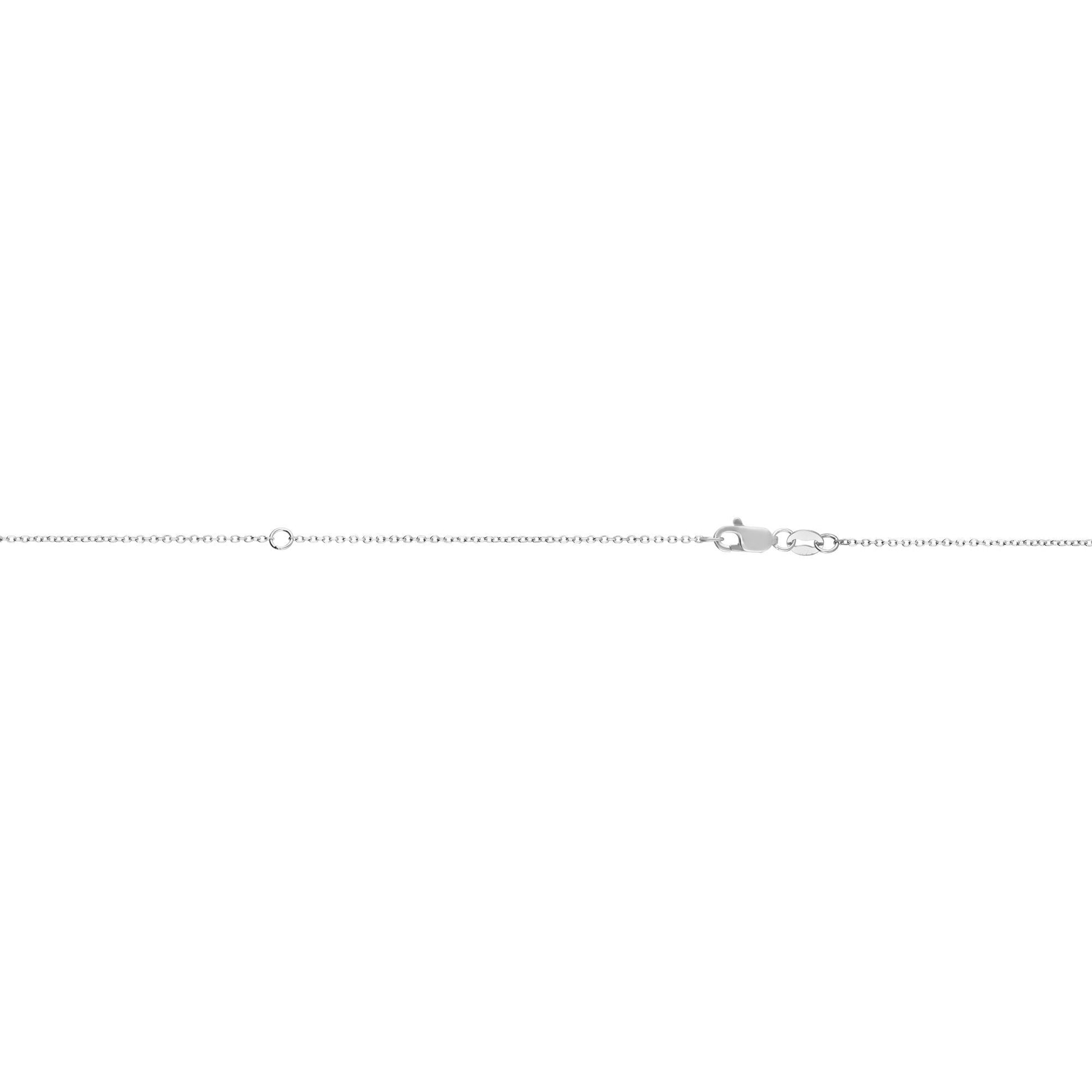 Royal Chain 10K Gold 0.87mm Extendable Diamond Cut Cable Chain 025ELCAB