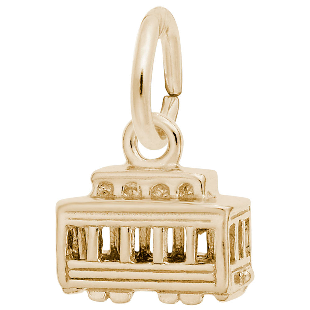 California Cable Car Accent Charm for Travel Lovers & Collectors 0270