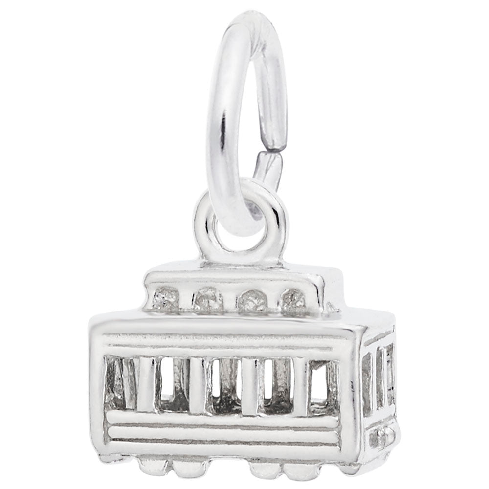 California Cable Car Accent Charm for Travel Lovers & Collectors 0270