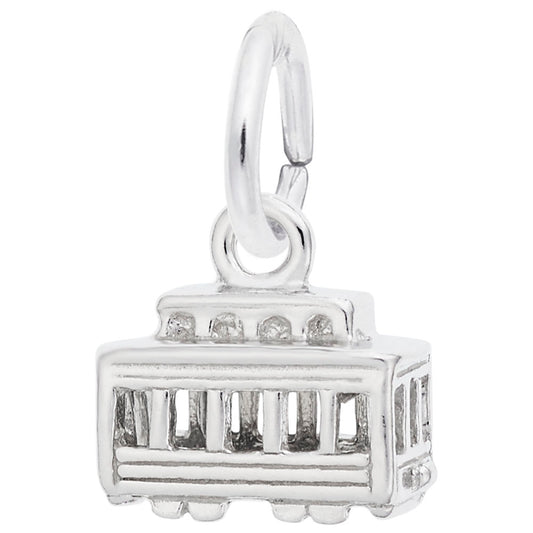 California Cable Car Accent Charm for Travel Lovers & Collectors 0270