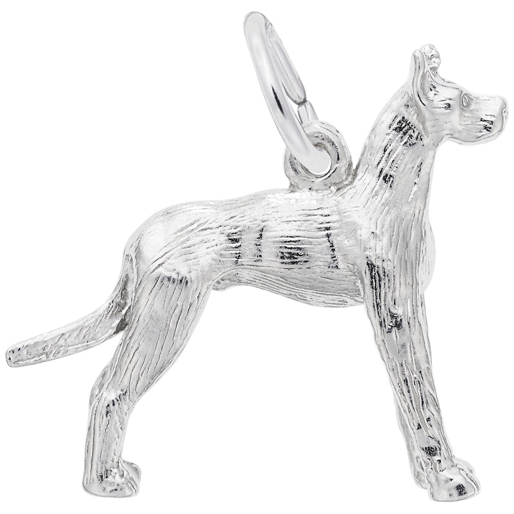Great Dane Dog Charm - Elegant Pet Jewelry for Dog Lovers 0272