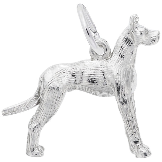 Great Dane Dog Charm - Elegant Pet Jewelry for Dog Lovers 0272