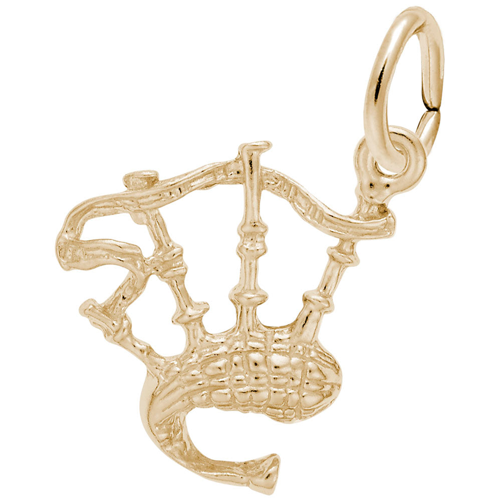 Bagpipes Charm for Music Lovers - Unique Arts & Entertainment Gift 0276