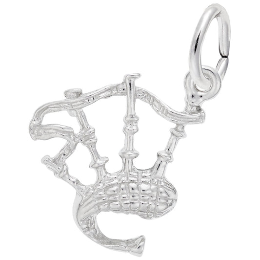 Bagpipes Charm for Music Lovers - Unique Arts & Entertainment Gift 0276