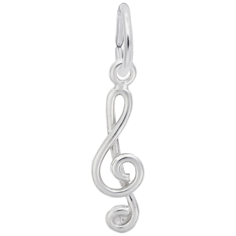 Treble Clef Accent Charm for Music Lovers - Rembrandt Charms 0291