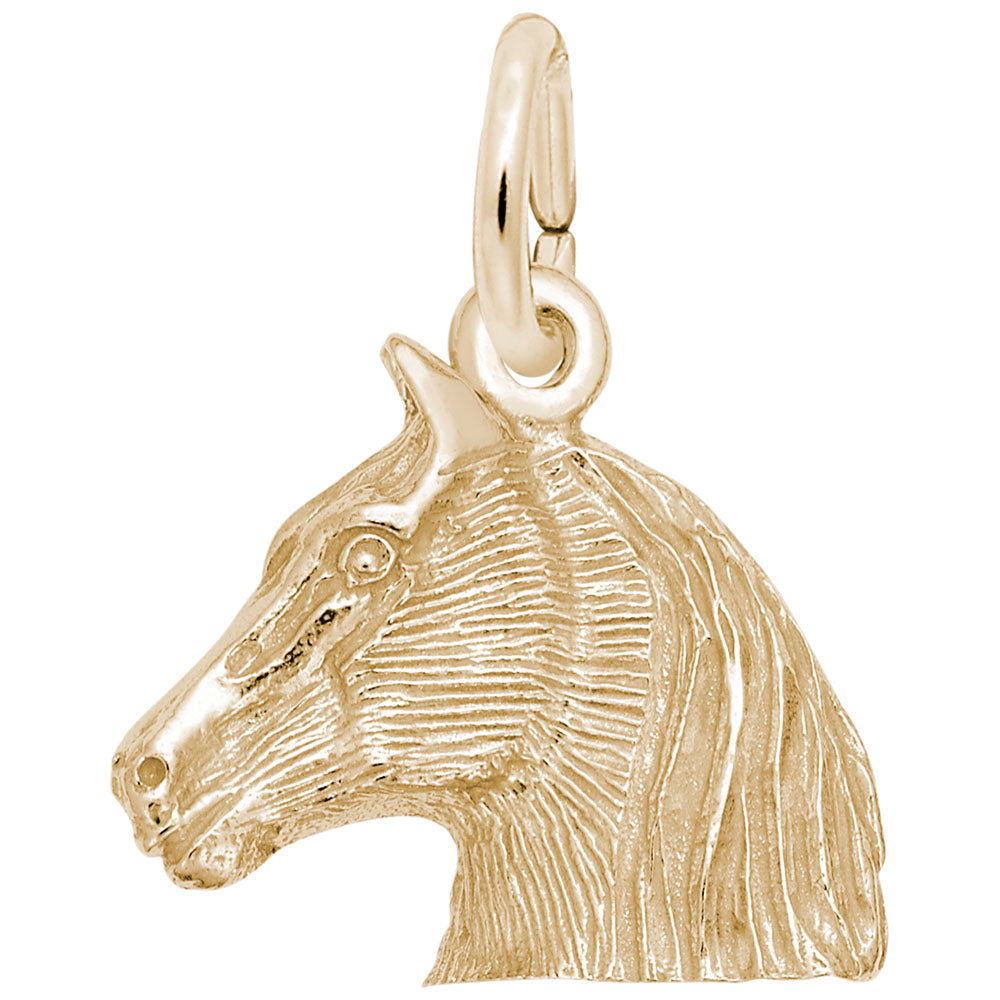 Elegant Horse Head Charm for Pet Lovers - Rembrandt Charms 0303