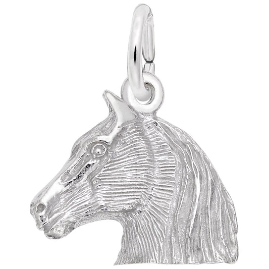 Elegant Horse Head Charm for Pet Lovers - Rembrandt Charms 0303
