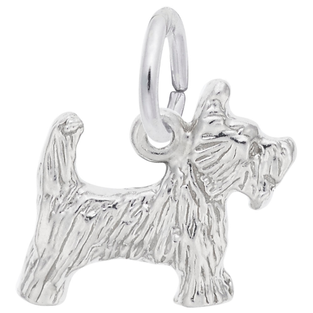 Adorable Small Scottie Dog Charm for Pet Lovers and Collectors 0306