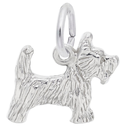 Adorable Small Scottie Dog Charm for Pet Lovers and Collectors 0306