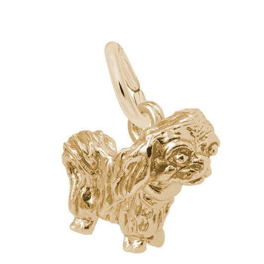 New Pekingese Dog Charm - Adorable Pet Jewelry for Dog Lovers 0307