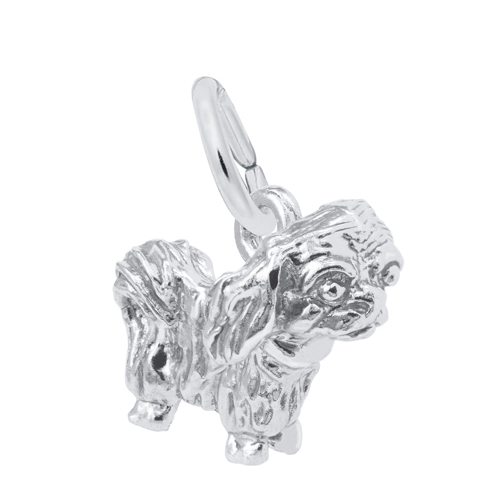 New Pekingese Dog Charm - Adorable Pet Jewelry for Dog Lovers 0307