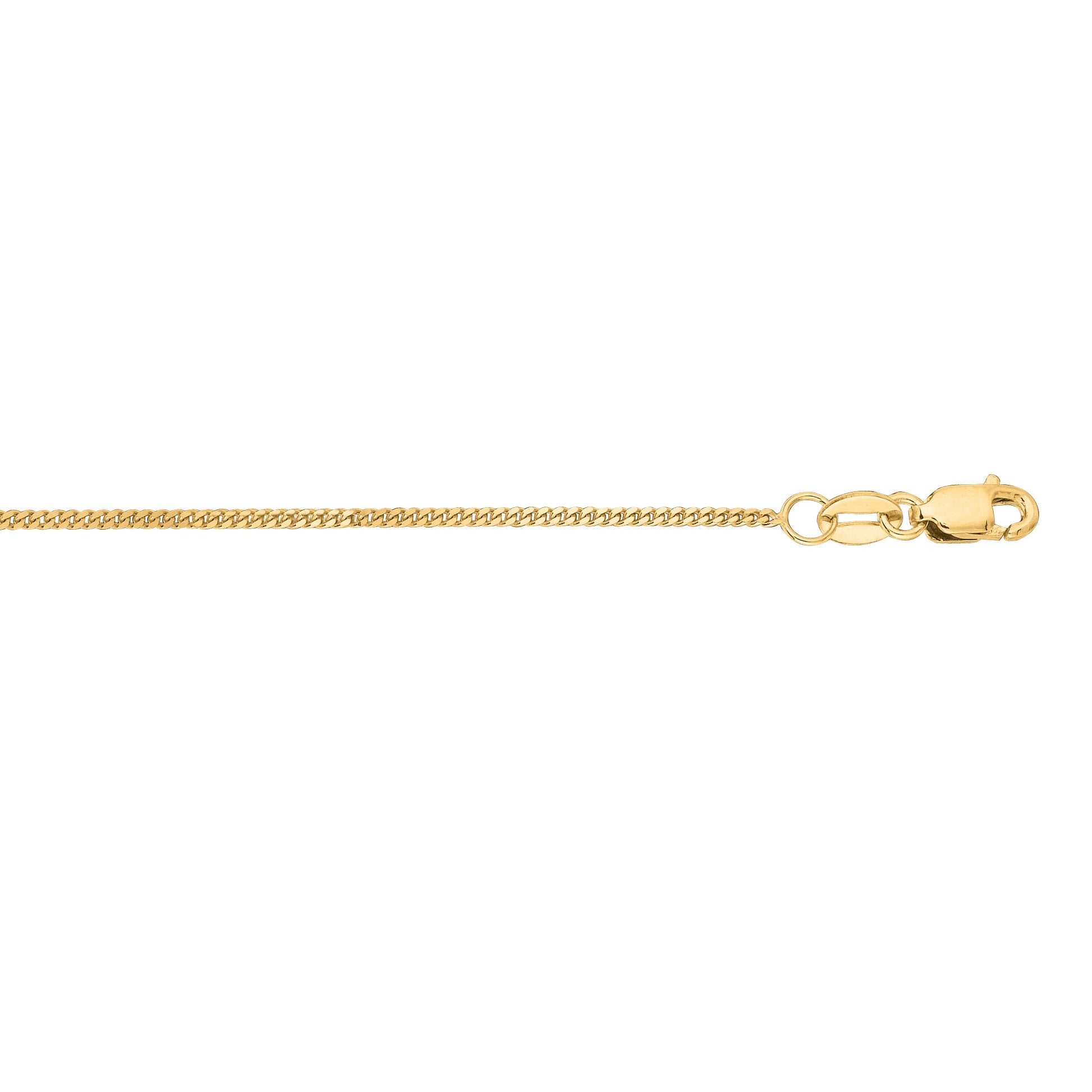 Royal Chain 10K Gold 1mm Gourmette Chain 030GR