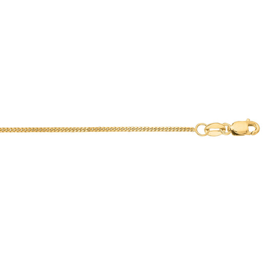 Royal Chain 10K Gold 1mm Gourmette Chain 030GR