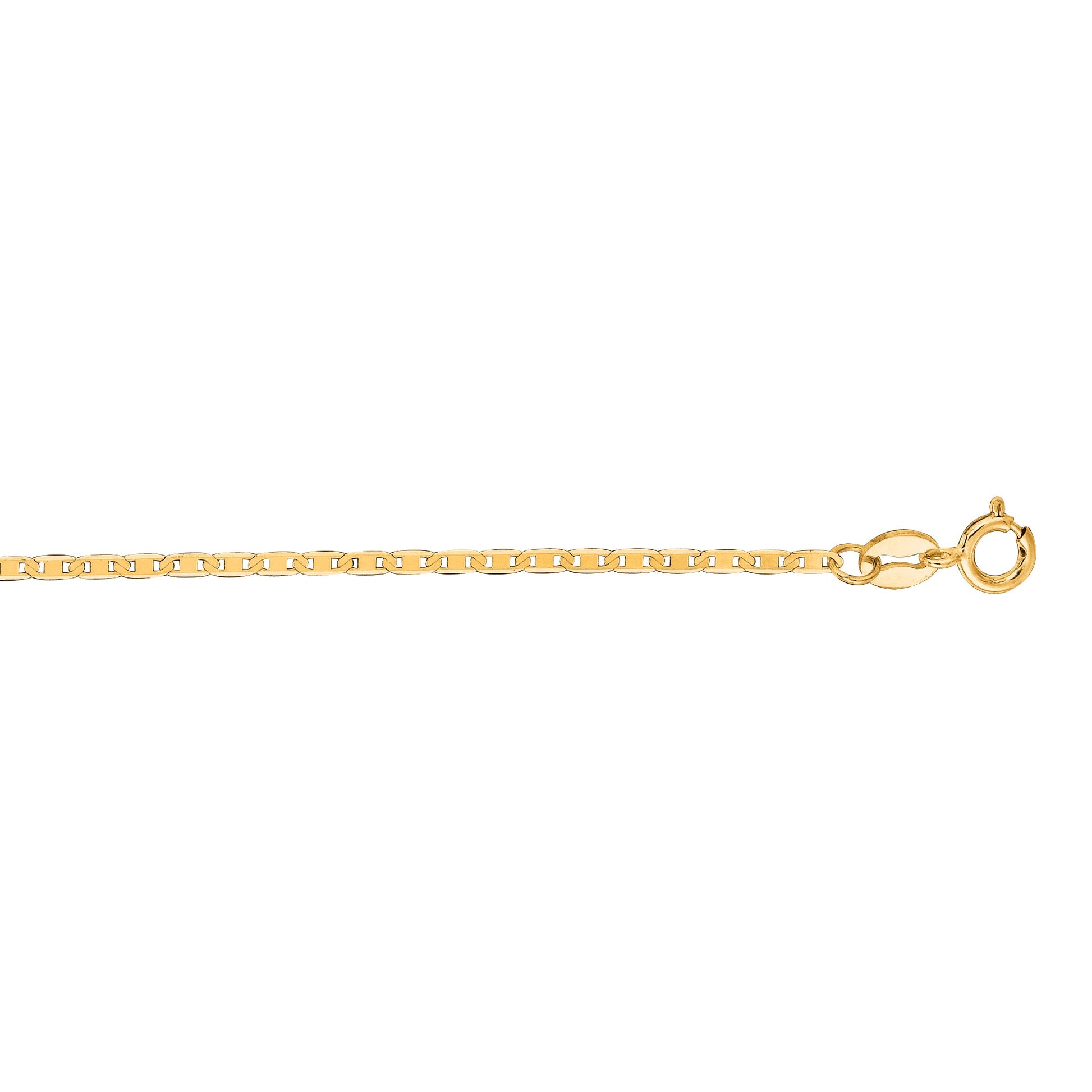 Royal Chain 10K Gold 1.2mm Mariner Chain  030M
