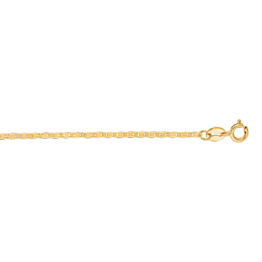 Royal Chain 10K Gold 1.2mm Mariner Chain  030M