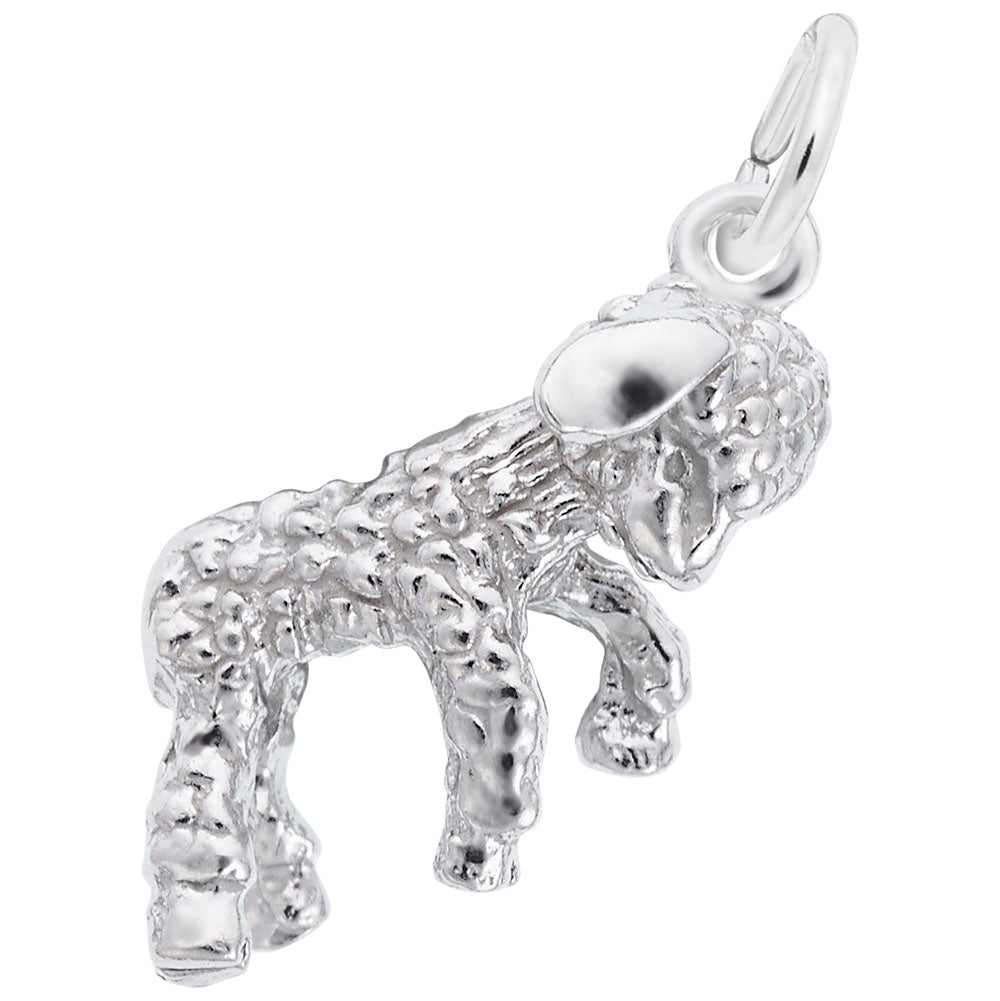 Charming Lamb Pendant - Adorable Zoo Animal Jewelry for All 0358