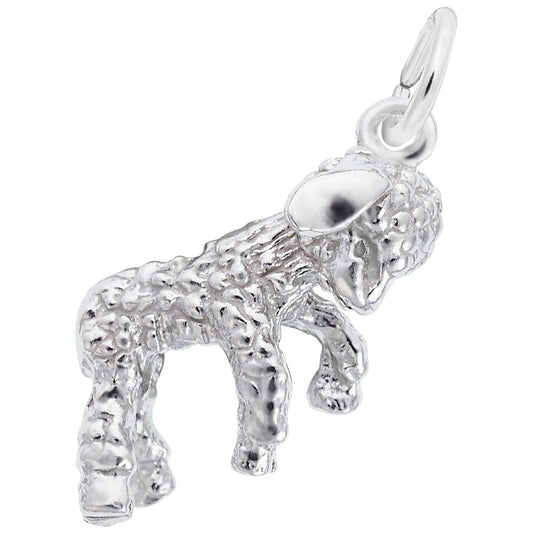 Charming Lamb Pendant - Adorable Zoo Animal Jewelry for All 0358