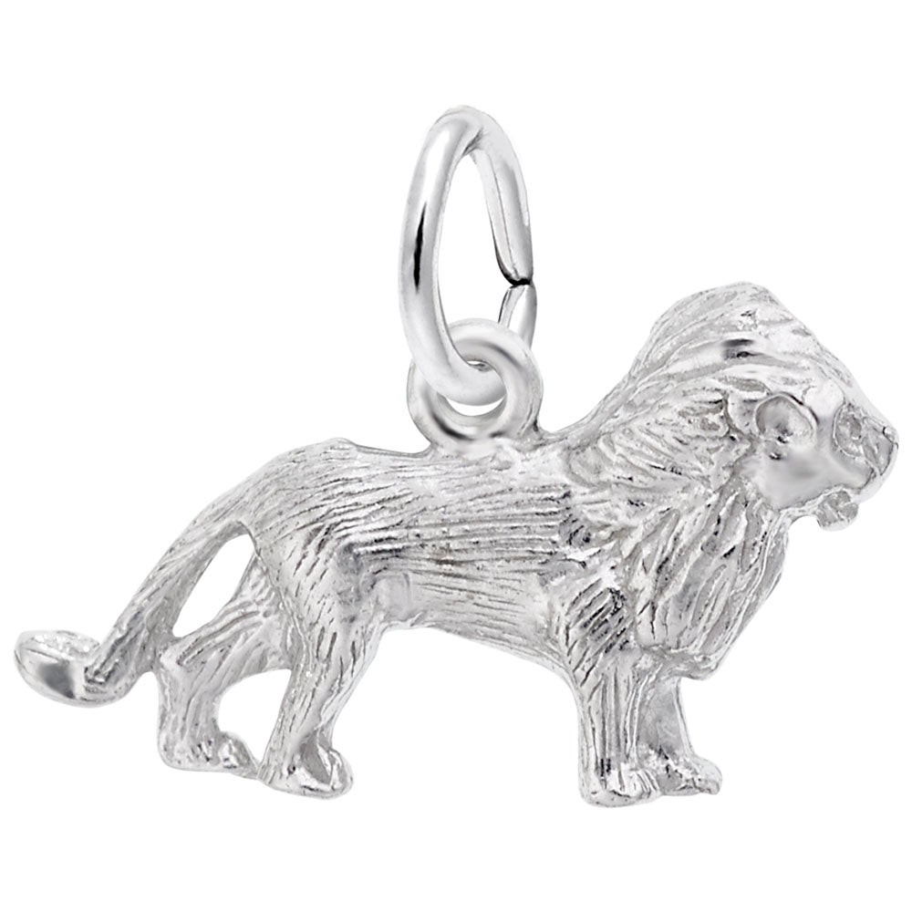 Elegant Lion Accent Charm for Animal Lovers - Rembrandt Charms 0365