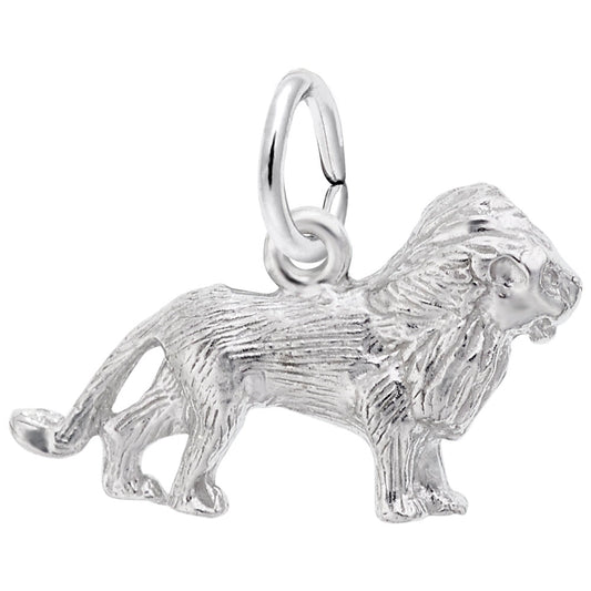 Elegant Lion Accent Charm for Animal Lovers - Rembrandt Charms 0365