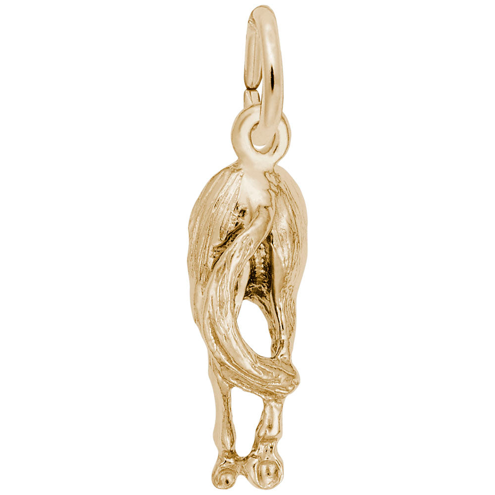 Elegant Horses Behind Charm for Pet Lovers - Rembrandt Charms 0384