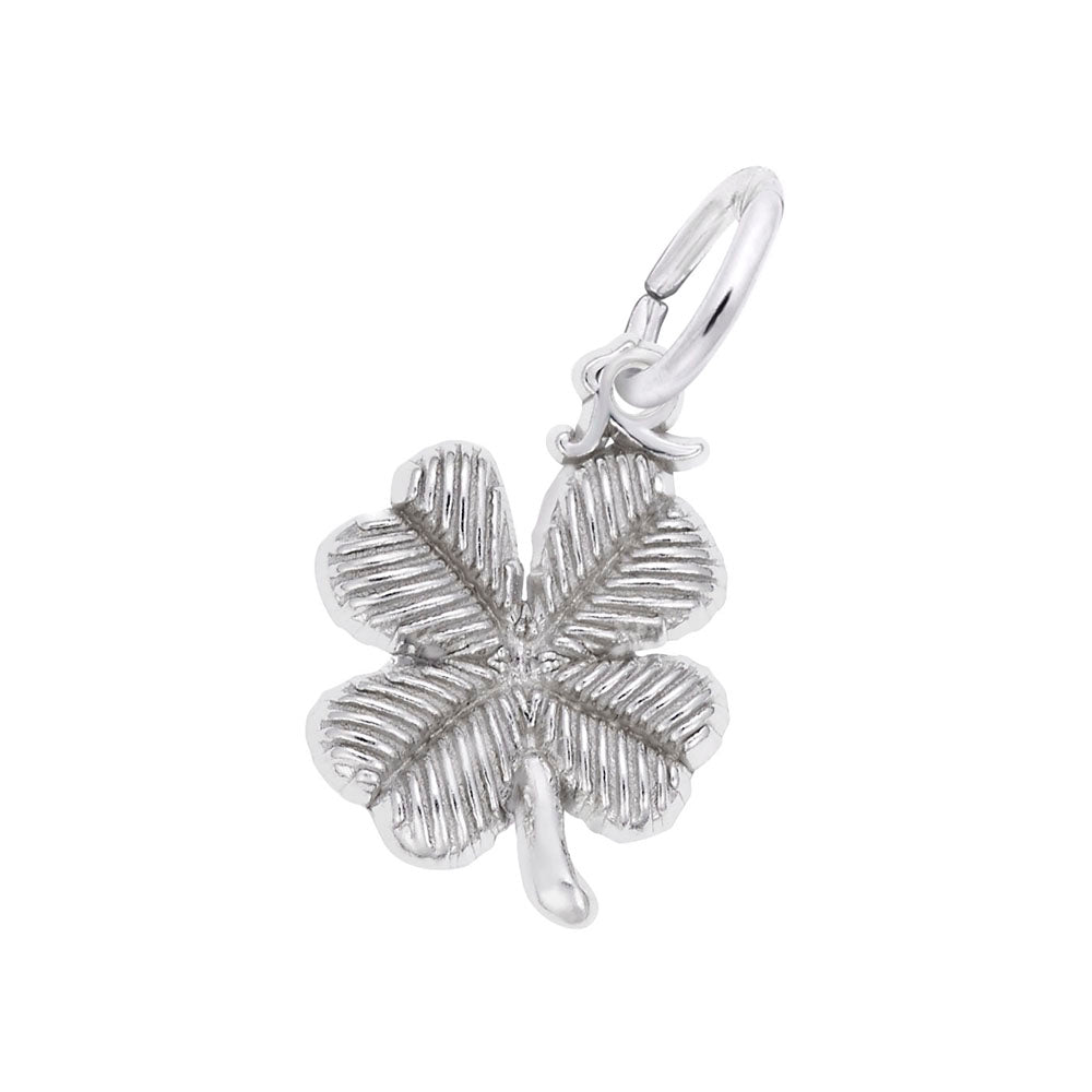 Four Leaf Clover Accent Charm for Good Luck in Gaming 0393