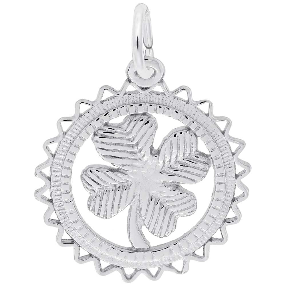 New Clover Charm for Good Luck in Gaming - Rembrandt Charms 0394