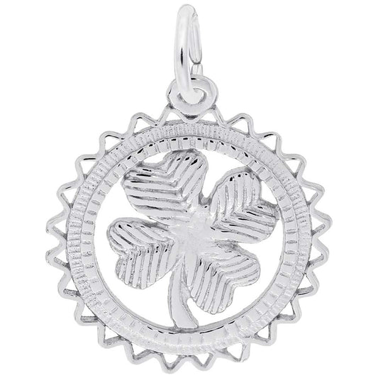 New Clover Charm for Good Luck in Gaming - Rembrandt Charms 0394