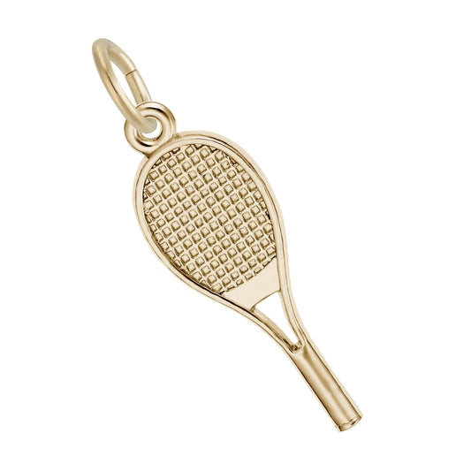 Small Tennis Racquet Charm