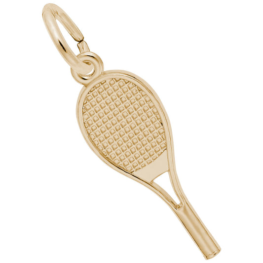 Small Tennis Racquet Charm - Perfect Gift for Tennis Lovers 0396