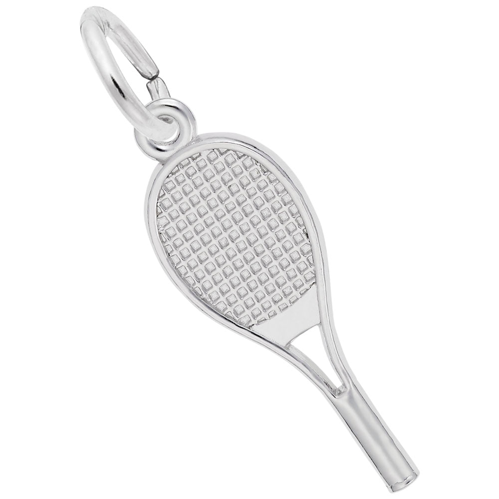 Small Tennis Racquet Charm - Perfect Gift for Tennis Lovers 0396