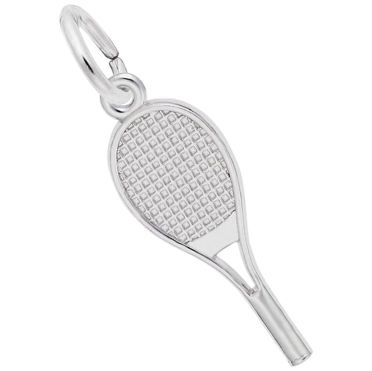Small Tennis Racquet Charm - Perfect Gift for Tennis Lovers 0396