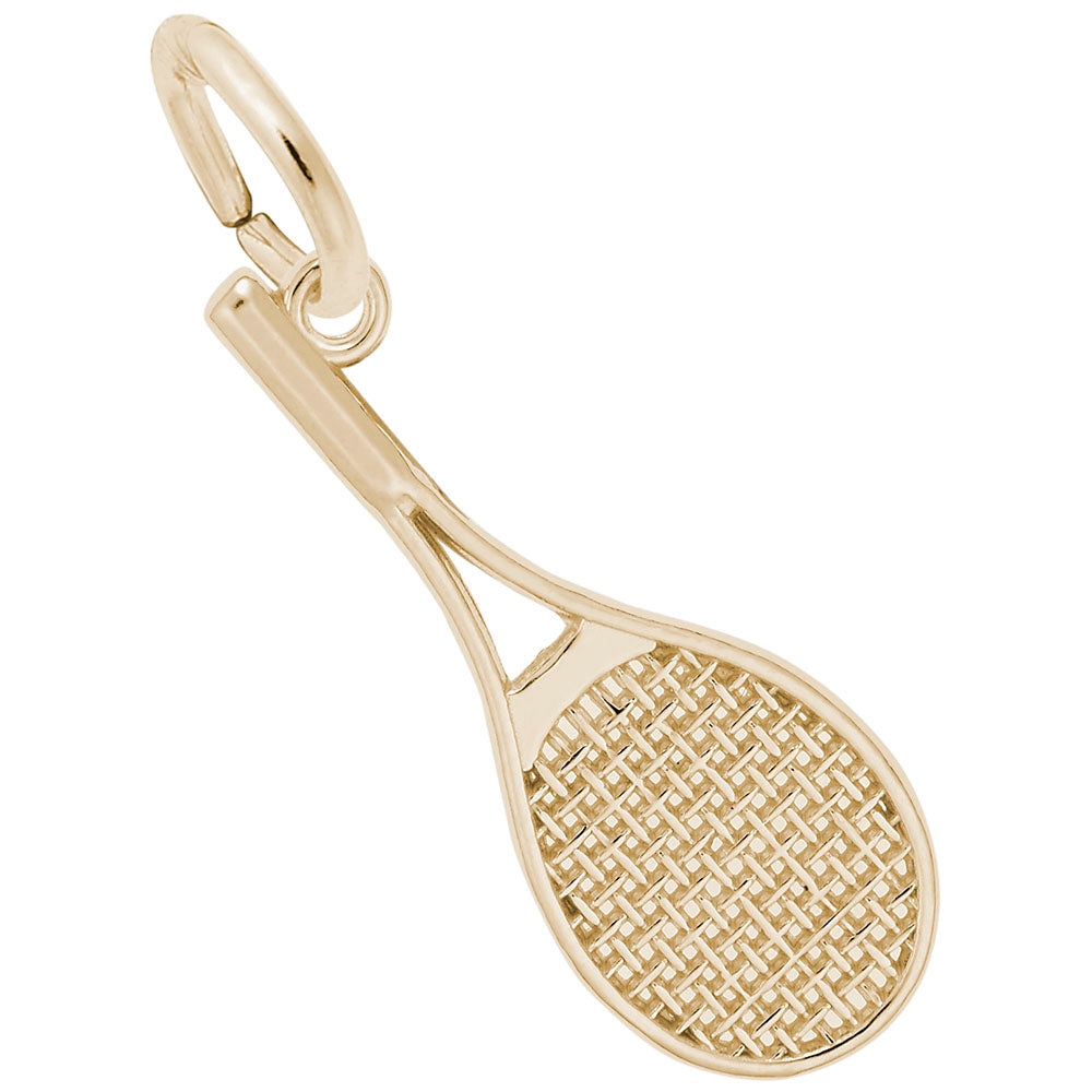 Medium Tennis Racquet Charm - Perfect Gift for Tennis Lovers 0397