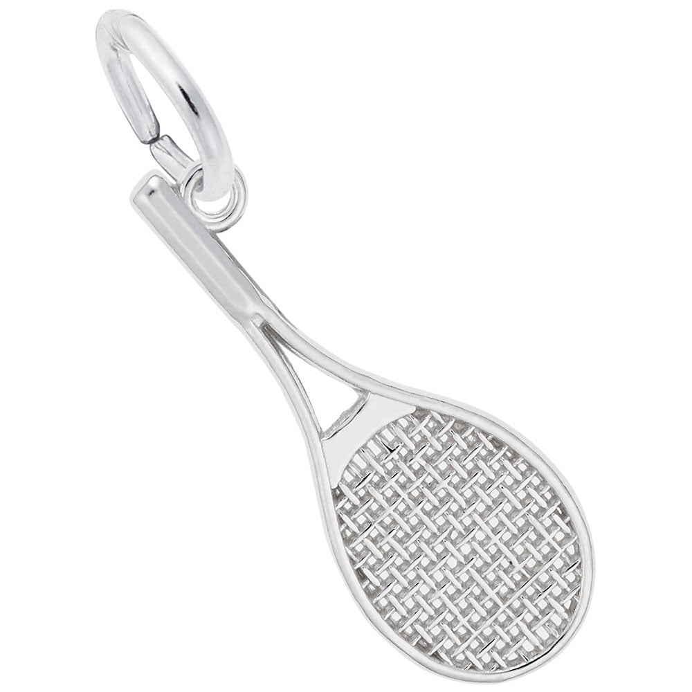 Medium Tennis Racquet Charm - Perfect Gift for Tennis Lovers 0397