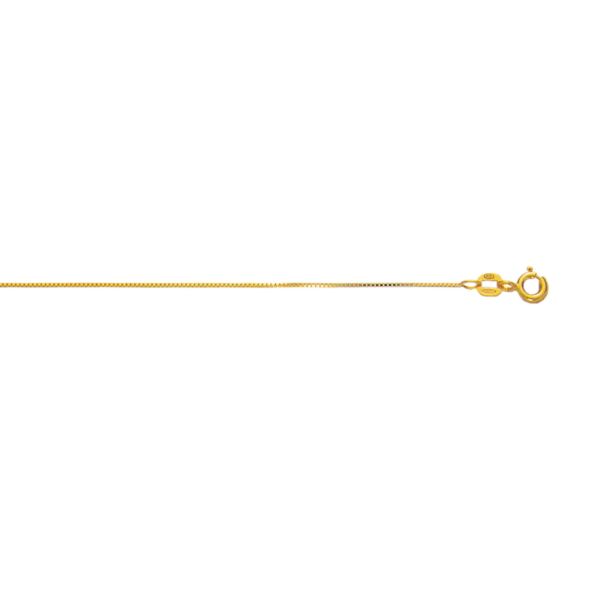 Royal Chain 10K Gold .6mm Classic Box Chain 040BOX