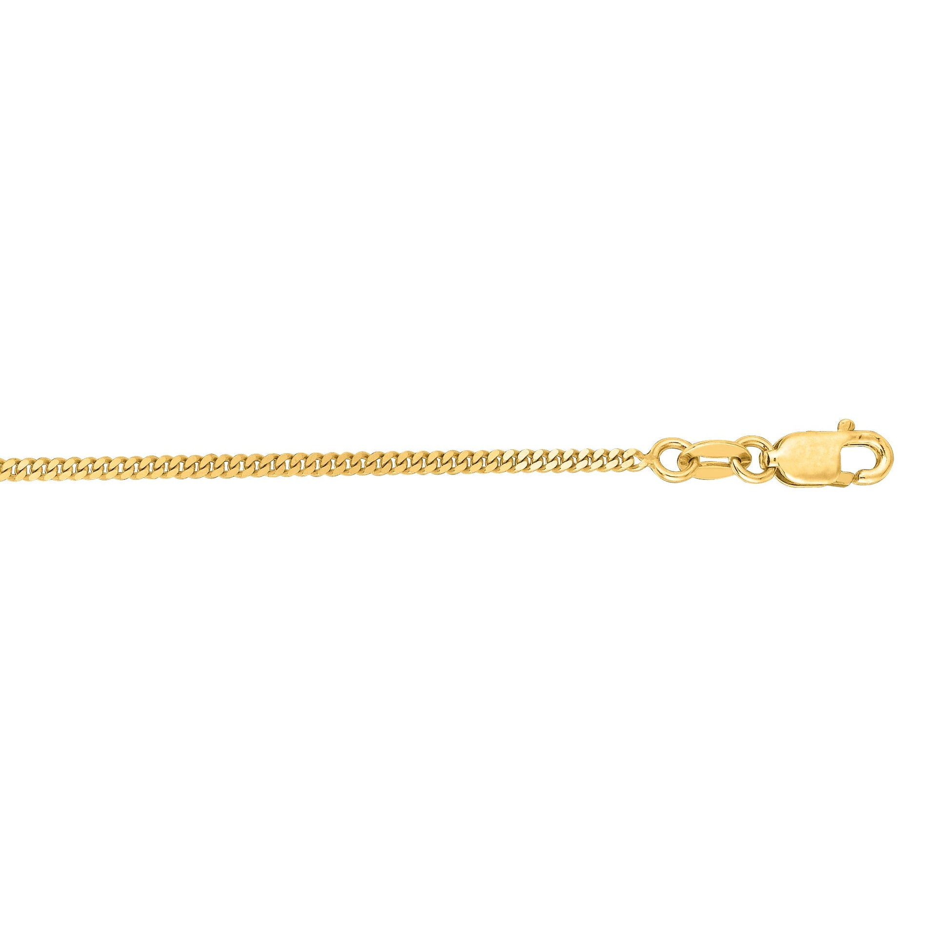 Royal Chain 10K Gold 1.4mm Gourmette Chain 040GR