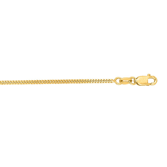 Royal Chain 10K Gold 1.4mm Gourmette Chain 040GR