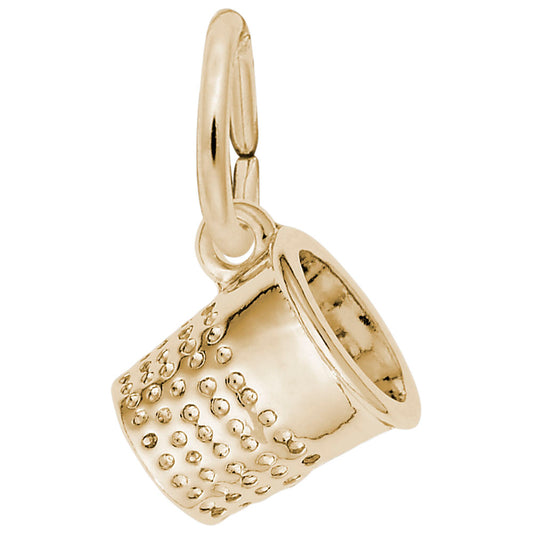 Charming Thimble Accent Charm for Sewing Enthusiasts & Crafters 0434