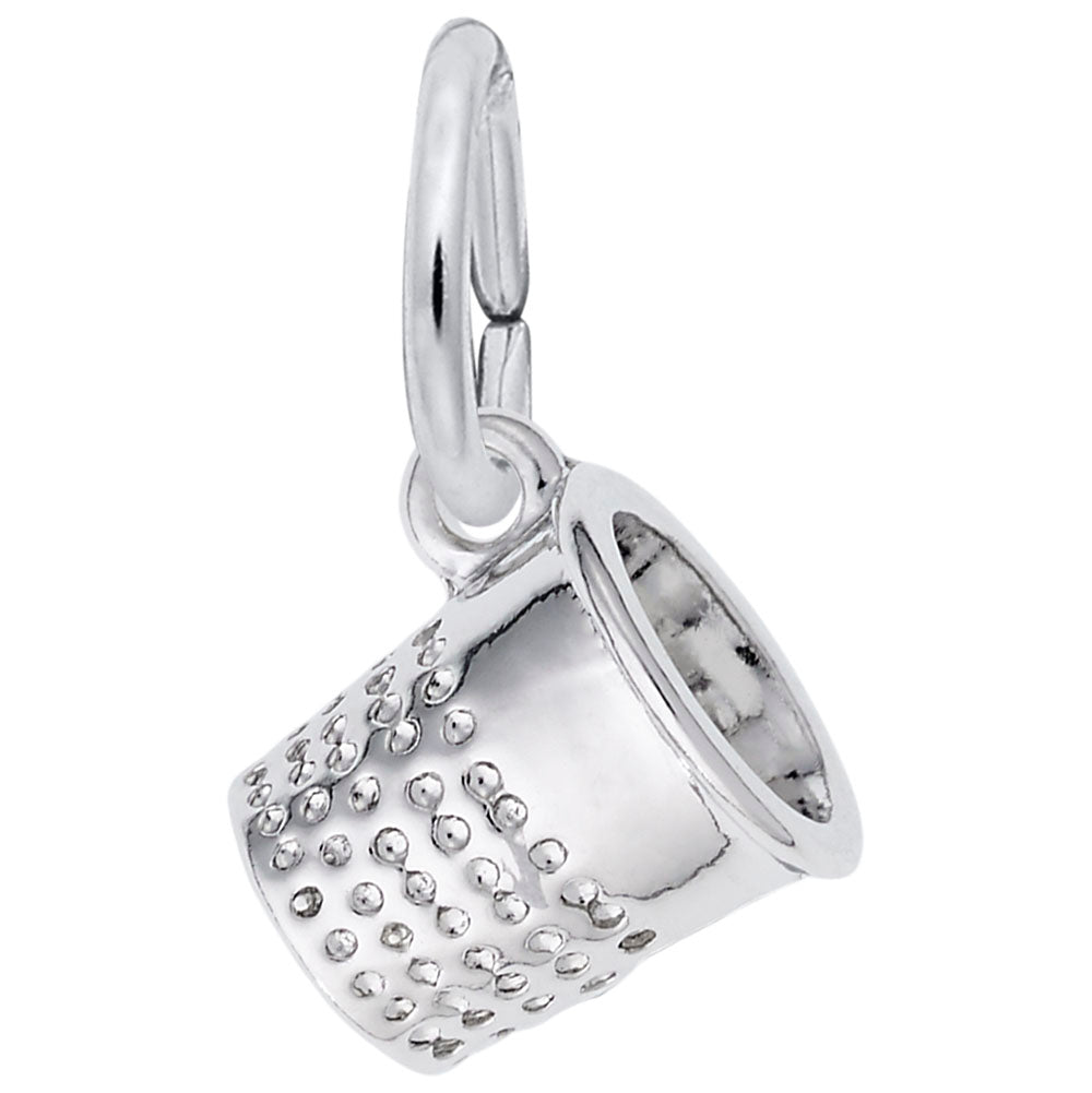 Charming Thimble Accent Charm for Sewing Enthusiasts & Crafters 0434