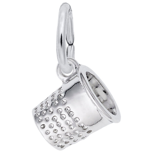 Charming Thimble Accent Charm for Sewing Enthusiasts & Crafters 0434