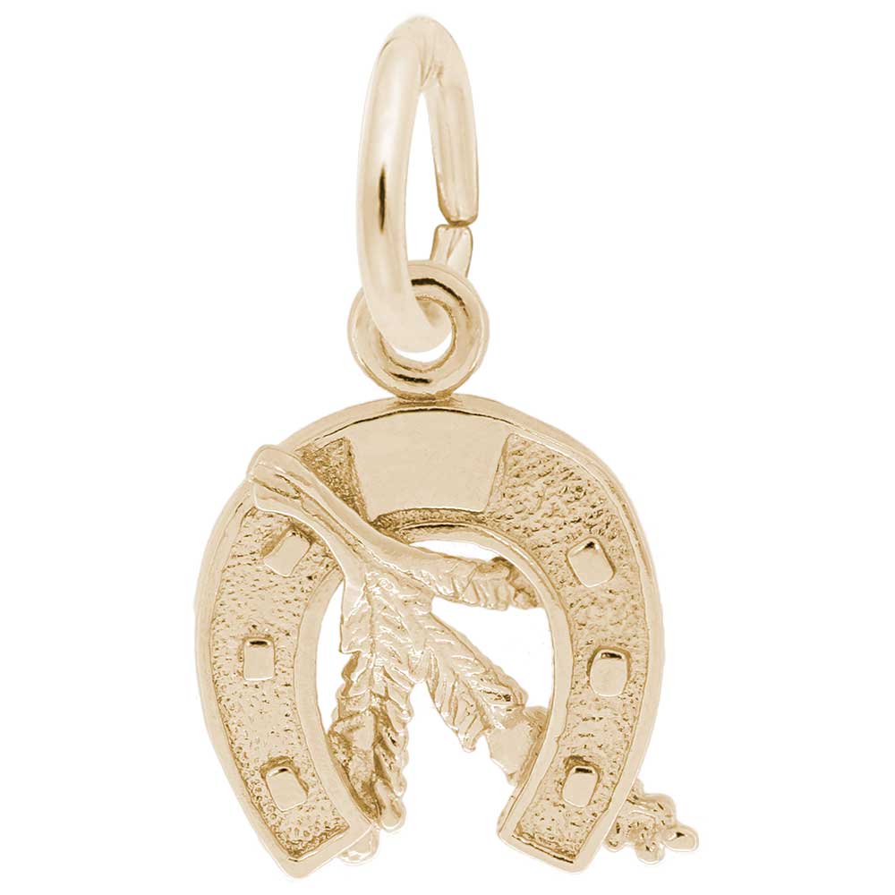 Small Good Luck Horseshoe Charm for Gaming & Everyday Luck 0455