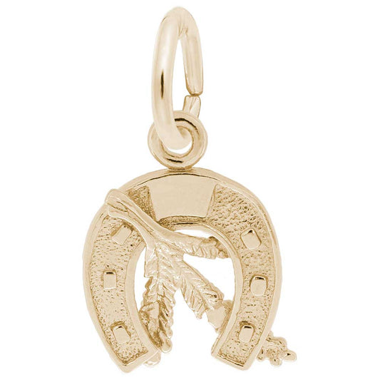 Small Good Luck Horseshoe Charm for Gaming & Everyday Luck 0455