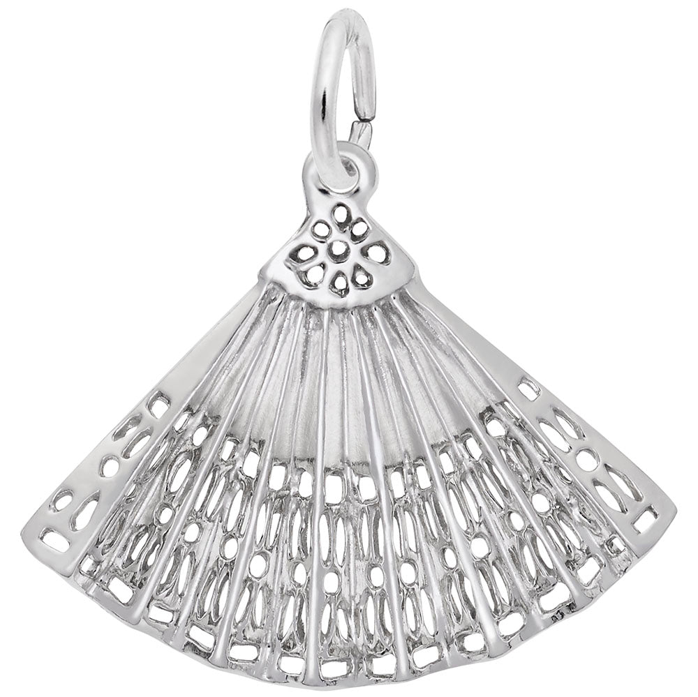 Elegant Hand Fan Charm for Home and Garden Decor - Rembrandt 0465