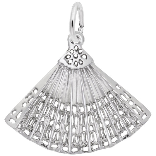 Elegant Hand Fan Charm for Home and Garden Decor - Rembrandt 0465