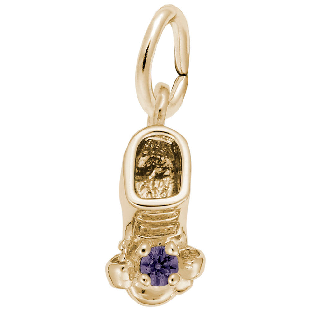 February Baby Bootie Charm - Perfect Gift for Newborns & Moms 0473-002