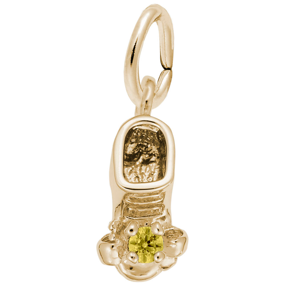 November Baby Bootie Charm - Perfect Gift for Newborns & Moms 0473-011