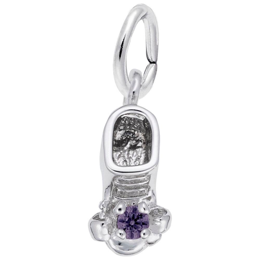 February Baby Bootie Charm - Perfect Gift for Newborns & Moms 0473-002