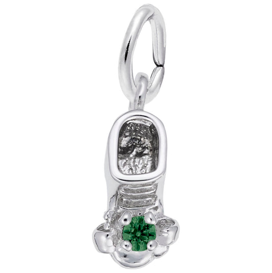 May Baby Bootie Charm - Adorable Keepsake for Newborns & Moms 0473-005