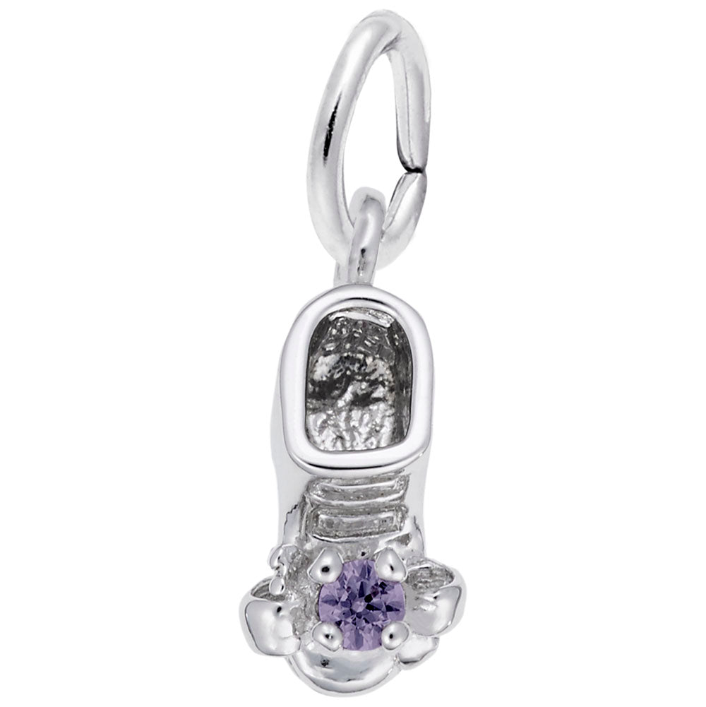 June Baby Bootie Charm - Adorable Keepsake for Newborns 0473-006