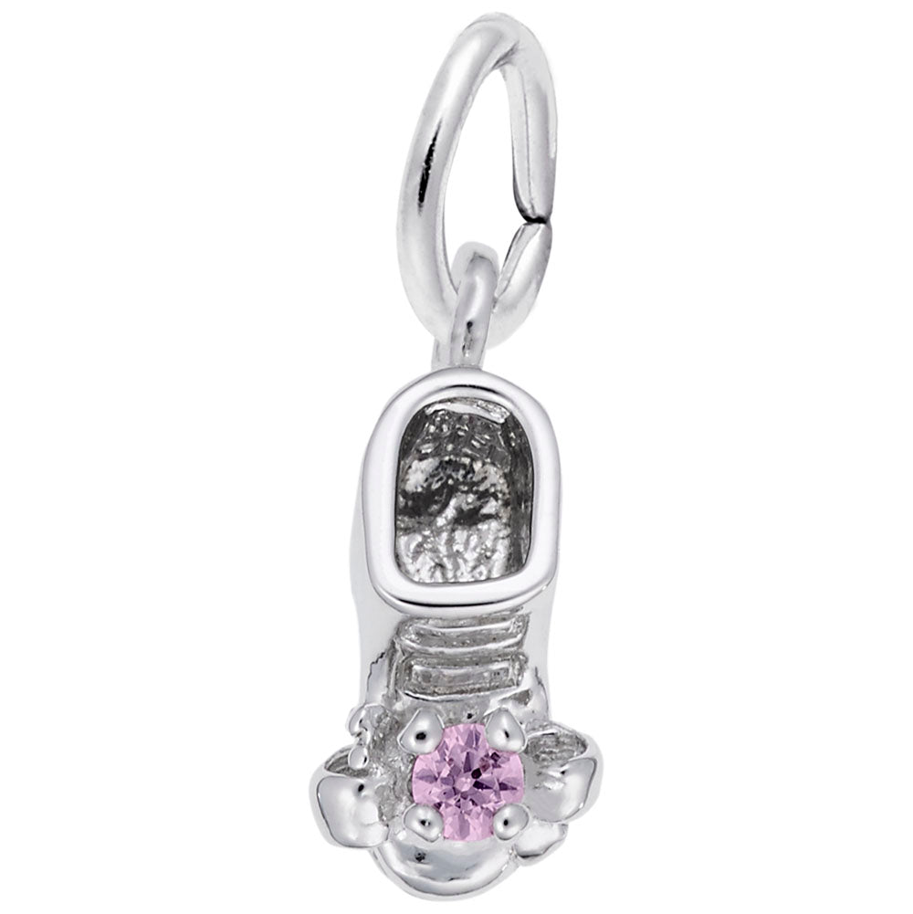 October Baby Bootie Charm - Adorable Keepsake for Newborns 0473-010