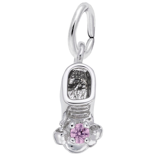 October Baby Bootie Charm - Adorable Keepsake for Newborns 0473-010